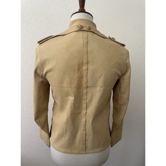 3.1 Phillip Lim Jacket Lamb Leather Button Front FLAW - Picture 14 of 16